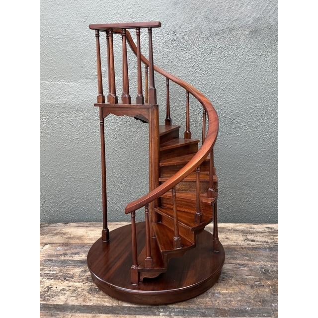 Vintage Spiral Staircase Model For Sale In West Palm - Image 6 of 12