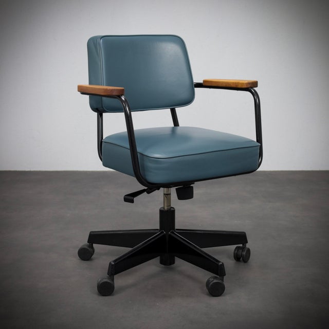 The fauteuil direction pivotant by jean prouvé is one of the most recognizable office chair designs of the mid-20th...
