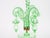 Mid 19th Century 19th Century Victorian Style Italian Glass / Brass Epergne Centerpiece Vase For Sale - Image 5 of 18