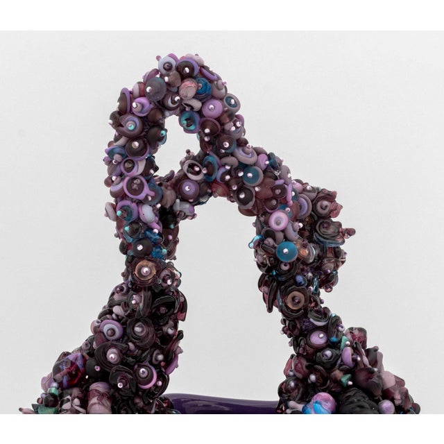 Laura Donefer "Amulet Basket" Glass Sculpture For Sale - Image 4 of 14
