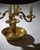 Metal Vintage Large French Empire Style Bouillotte Lamp For Sale - Image 7 of 9