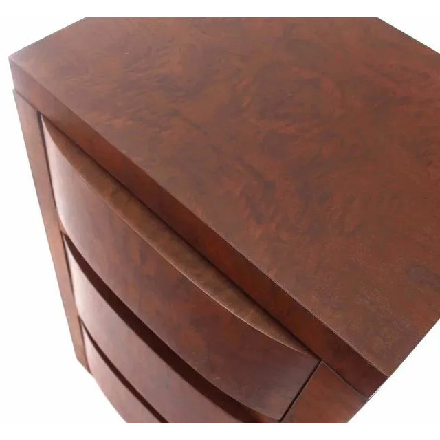 Mid 20th Century Vintage Mid Century Three-Drawer Art Deco End Table For Sale - Image 5 of 10