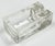 Vintage Italian Glass Block Ashtray or Trinket Dish For Sale - Image 4 of 13
