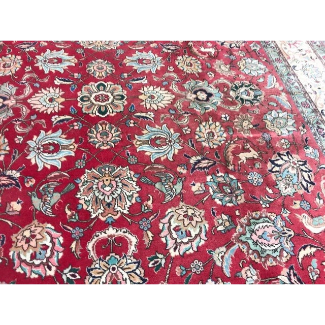 1950s Large Vintage Tabriz Rug For Sale - Image 5 of 16