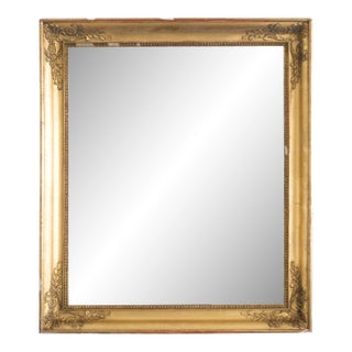 1820s French Wooden Mirror For Sale