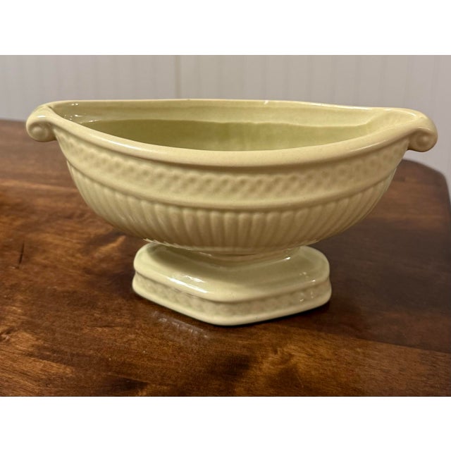 Chartreuse Mid 20th Century Chartreuse Trophy Urn Compote Bowl For Sale - Image 8 of 11