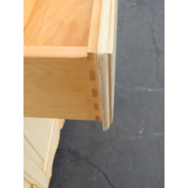 Wood Ethan Allen Two Tone Large Nightstands Bedside End Tables a Pair 6902 For Sale - Image 7 of 18