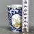 Vintage Qing Blue & White Porcelain Cup – Famille Rose Orchid Medallion, "Qing Dynasty Collection" Mark For Sale In Los Angeles - Image 6 of 9