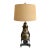 Antique Painted and Gilded Samovar Lamp For Sale