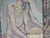 Vintage Original Impressionist Nude Painting on Canvas For Sale - Image 13 of 14