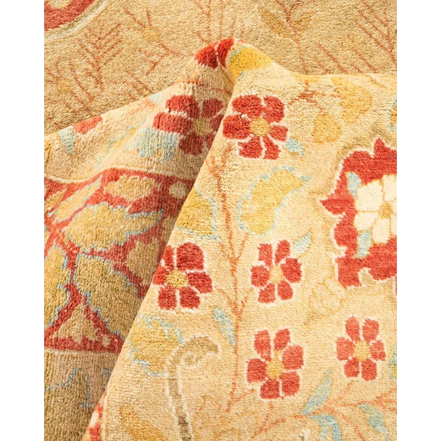Textile Mogul Collection Hand-Knotted Area Rug - Yellow 12' 2" x 17' 6" For Sale - Image 7 of 9