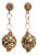 18 Karat Gold Ball Dangle Earrings by Deborah Lockhart Phillips For Sale