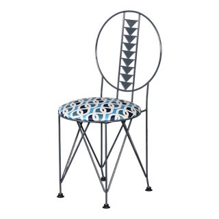 Midway Chair in Hermès Upholstery by Frank Lloyd Wright for Cassina, Italy, 1980s For Sale