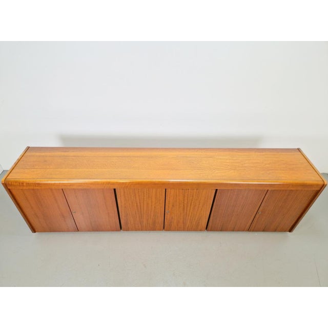 Brown Vintage Danish Teak Sideboard, 1960s For Sale - Image 8 of 17