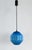 1970s Italian Murano Glass Pendant Light in Blue by Vistosi, 1970s For Sale - Image 5 of 13