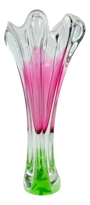 Art Glass Vase by Josef Hospodka for Chřibská Glassworks, 1960s