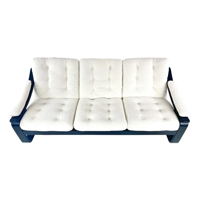 3-Seater Teddy Sofa, 1970s For Sale