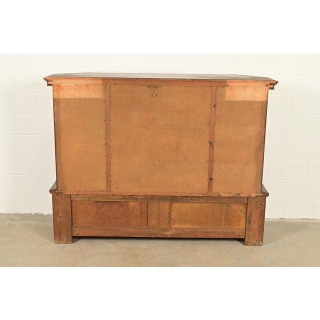 Antique French Gothic Revival Oak Bar Cabinet With Carved Figures, Circa 1890s For Sale - Image 13 of 14