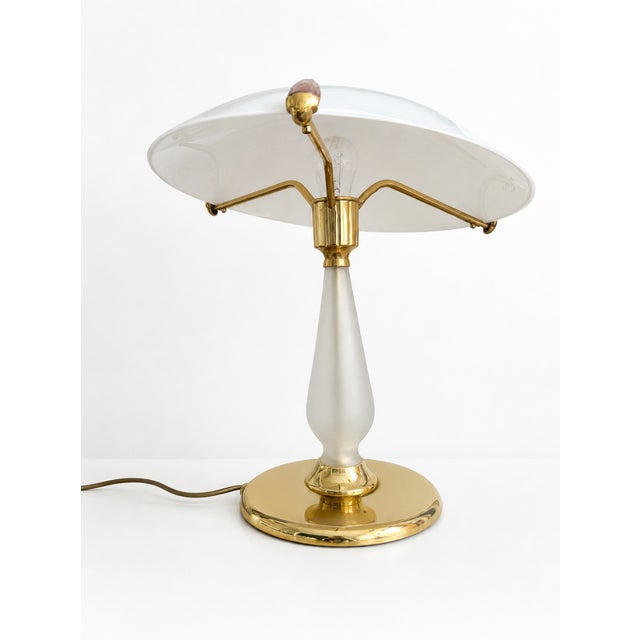 Mid-Century Modern Mushroom Glass Table Lamp by Aureliano Toso, 1970s For Sale - Image 4 of 13