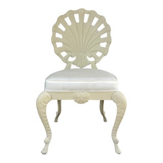 Regency 1960s Clam Shell Chair in Style of Tropitone Veneman Collection Grotto by Brown Jordan For Sale