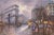 Lavender 'Arc De Triomphe on the Champs-Élysées, Paris in the Rain', Large Post-Impressionist Oil For Sale - Image 8 of 8