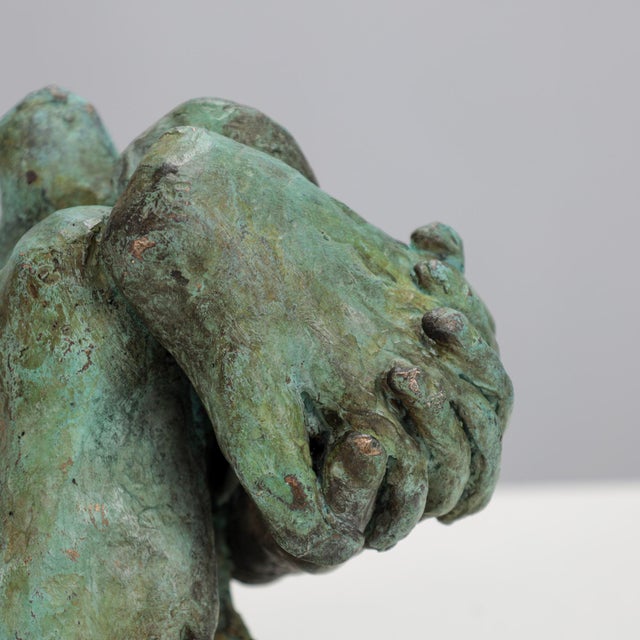 Dutch Artist, Figurative Bronze Sculpture, 1970s, Bronze For Sale - Image 9 of 10