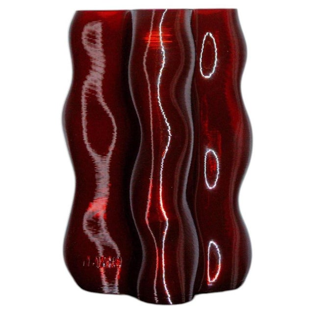 Medium Amber Magma Vase by Mana For Sale - Image 15 of 15