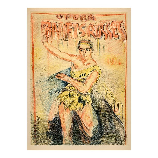 Bonnard Lithograph 143 Affiche Pour Les Ballets Russe For Sale