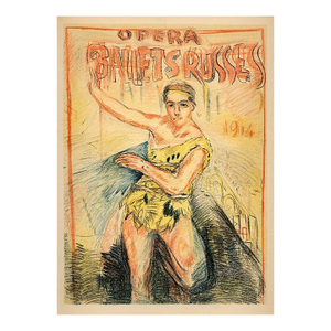 Bonnard Lithograph 143 Affiche Pour Les Ballets Russe
