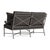 Not Yet Made - Made To Order Brown Jordan Venetian Loveseat, Mica frame with Fusion Charcoal fabric For Sale - Image 5 of 11