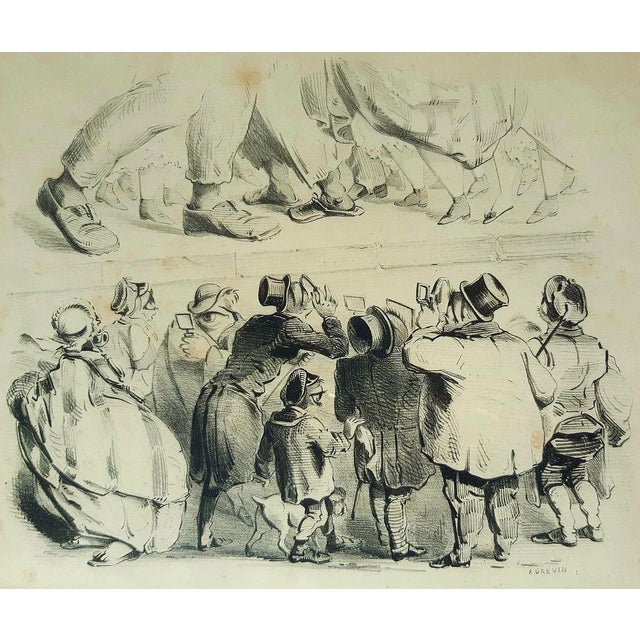 Monorganorama - Suite of 5 Original Lithographs by A. Grevin - 1858 1858 For Sale - Image 10 of 11
