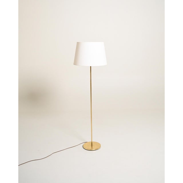 Cream Vintage Scandinavian Floor Lamp, 1960s For Sale - Image 8 of 8