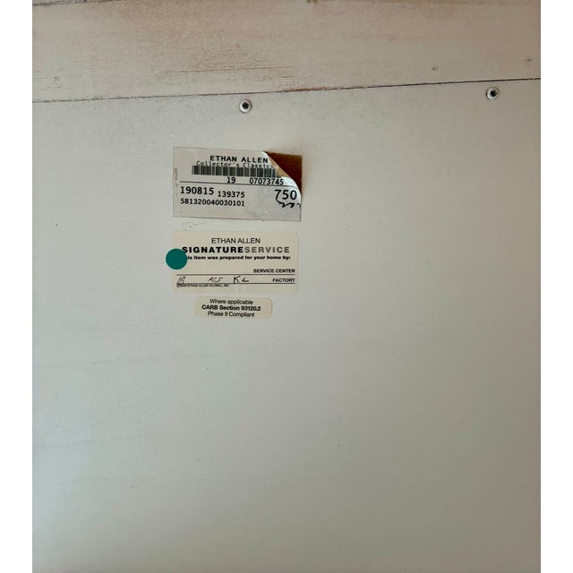 Ethan Allen Collector’s Classics Turned-Leg Console Table / Writing Desk For Sale In Washington DC - Image 6 of 6