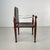 Brown French Teak and Brown Leather Safari Chair, 1930s For Sale - Image 8 of 11