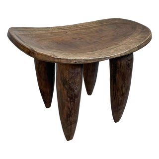 Original Vintage Senufo Stool Table For Sale