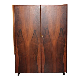 Mid-Century Modern Mummenthaler and Meier Rosewood Hideaway Desk For Sale