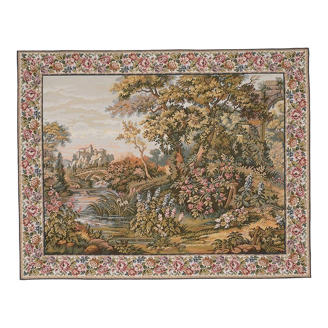 The Bridge Loom Woven Tapestry - 123 X 157 Cm (4'1" X 5'2") - Requires Rod Size 4 For Sale