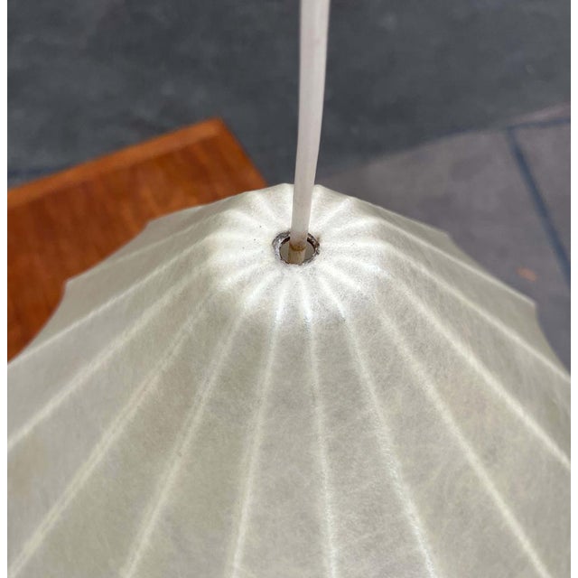 Metal Mid-Century Modern Cocoon Pendant Lamp by Friedel Wauer for Goldkant Leuchten, Germany, 1960s For Sale - Image 7 of 18