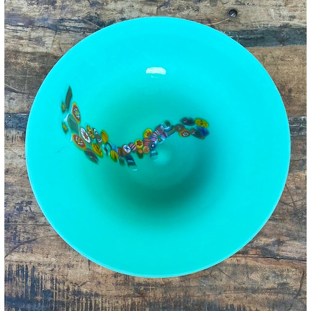 Vintage Italian Murano Glass Bowl For Sale - Image 10 of 12
