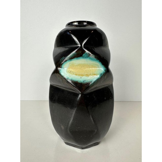 Art Deco Vase in Ceramic, 1920s For Sale - Image 6 of 13