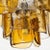 Mazzega Murano Mazzega Four Tier Glass Petal Chandelier For Sale - Image 4 of 6