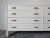 1970s Vintage John McGuire Eight Drawers Wood and Rattan White Painted Sold For Sale - Image 4 of 12