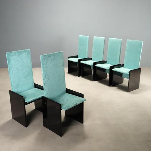 Kazuki Chairs attributed to Kazuhide Takahama for Simon, Set of 6 For Sale - Image 9 of 9