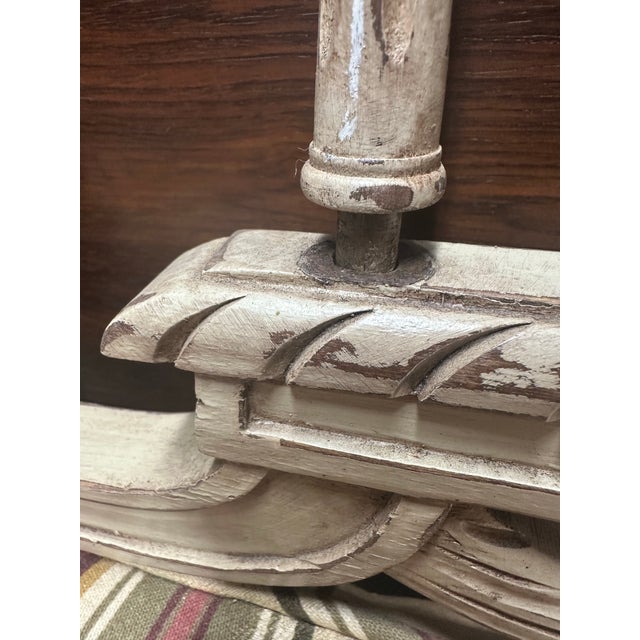 Beige Pair of Early 20th Century Louis XVI Revival Painted Armchairs, Circa 1900–1920 For Sale - Image 8 of 10