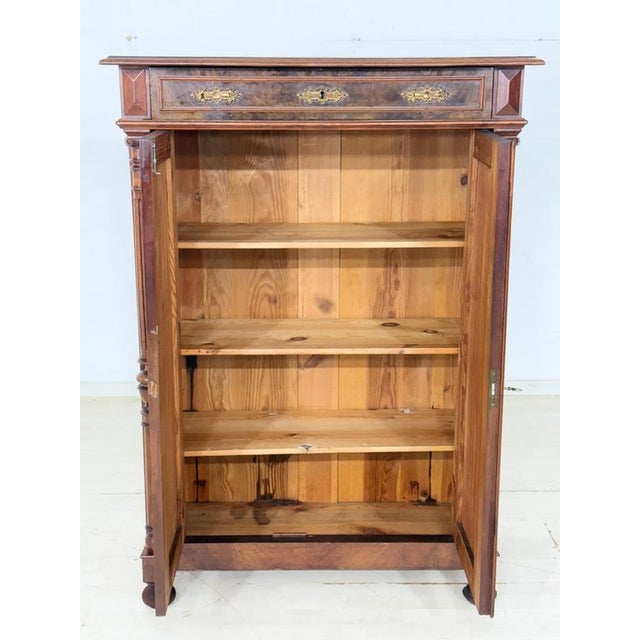 Antique Gründerzeit Cabinet in Wood, 1900 For Sale - Image 4 of 13