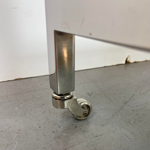 Side Table from Belgo Chrome, 1980s For Sale - Image 4 of 11