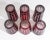 Red Cut to Clear Tumblers and Glasses For Sale In Indianapolis - Image 6 of 6