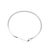 Ladies 14k White Gold 1.50ctw Diamond Flexible Tennis Bangle Bracelet For Sale In Houston - Image 6 of 8
