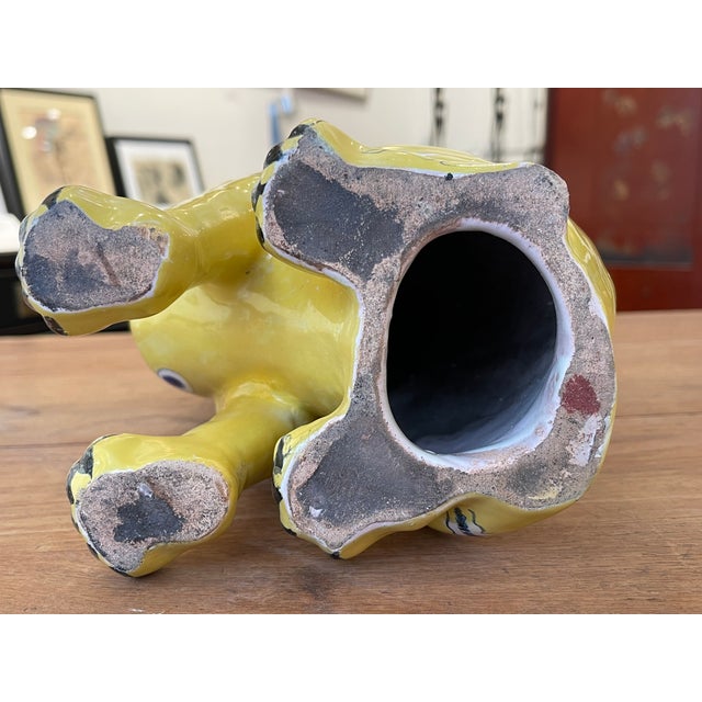 Emile Gallé, Yellow Cats, 1800s, Ceramic, Set of 2 For Sale - Image 14 of 16