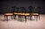 Mid-Century Modern Set of 8 Dining Chairs in Hardwood & Leather, Giuseppe Scapinelli, 1950s - Lot 471 For Sale - Image 3 of 11